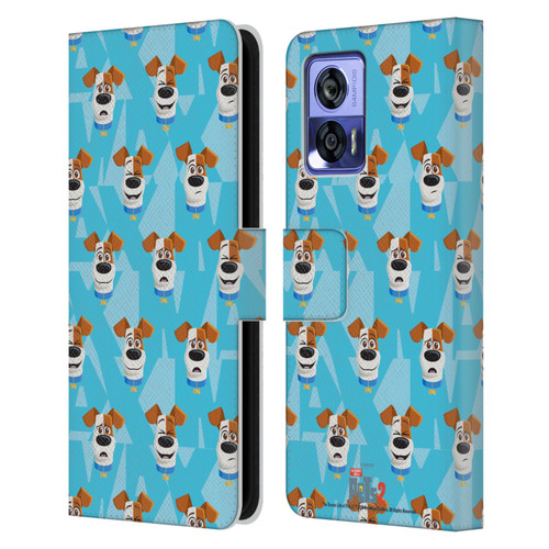 The Secret Life of Pets 2 II For Pet's Sake Max Dog Pattern Leather Book Wallet Case Cover For Motorola Edge 30 Neo 5G