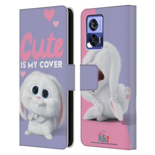 The Secret Life of Pets 2 II For Pet's Sake Snowball Rabbit Bunny Cute Leather Book Wallet Case Cover For Motorola Edge 30 Neo 5G