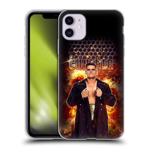 WWE Gunther Portrait Soft Gel Case for Apple iPhone 11
