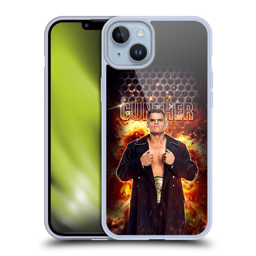 WWE Gunther Portrait Soft Gel Case for Apple iPhone 14 Plus
