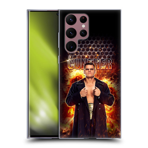 WWE Gunther Portrait Soft Gel Case for Samsung Galaxy S22 Ultra 5G