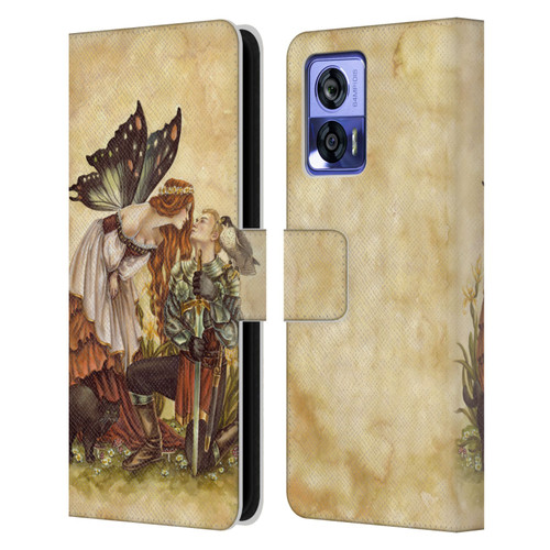 Selina Fenech Fantasy Enchanted Kiss Leather Book Wallet Case Cover For Motorola Edge 30 Neo 5G