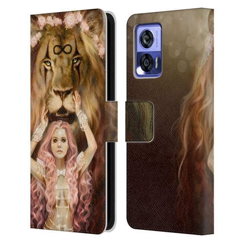Selina Fenech Fantasy Strength Leather Book Wallet Case Cover For Motorola Edge 30 Neo 5G