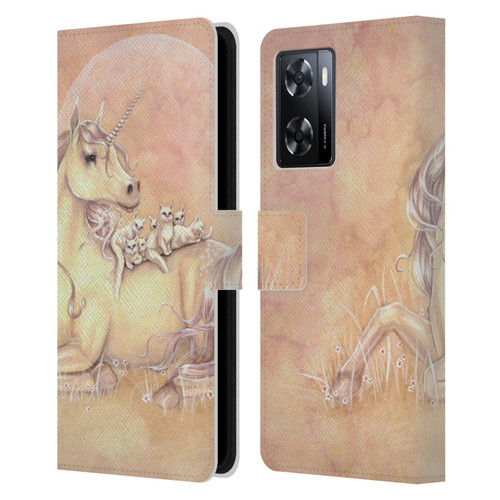 Selina Fenech Unicorns Purrfect Friends Leather Book Wallet Case Cover For OPPO A57s