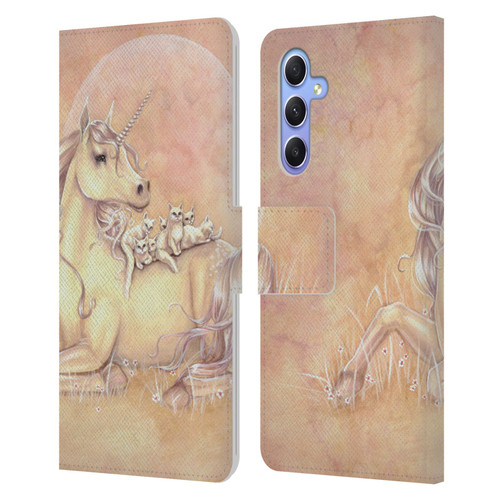Selina Fenech Unicorns Purrfect Friends Leather Book Wallet Case Cover For Samsung Galaxy A34 5G