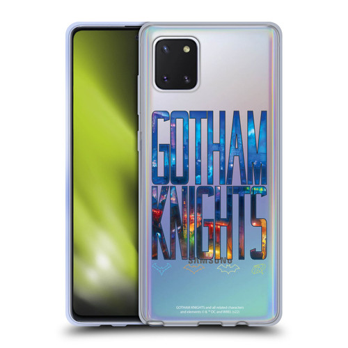 Gotham Knights Character Art Logo Soft Gel Case for Samsung Galaxy Note10 Lite