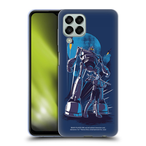 Ready Player One Graphics Iron Giant Soft Gel Case for Samsung Galaxy M33 (2022)