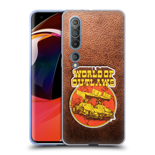 World of Outlaws Western Graphics Sprint Car Leather Print Soft Gel Case for Xiaomi Mi 10 5G / Mi 10 Pro 5G