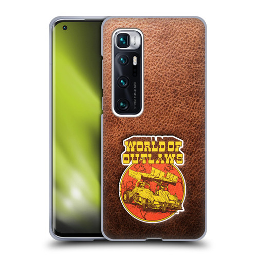 World of Outlaws Western Graphics Sprint Car Leather Print Soft Gel Case for Xiaomi Mi 10 Ultra 5G