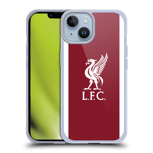 Liverpool Football Club 2023/24 Home Kit Soft Gel Case for Apple iPhone 14