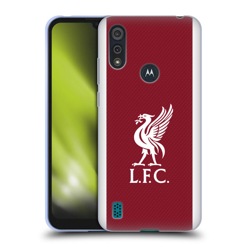 Liverpool Football Club 2023/24 Home Kit Soft Gel Case for Motorola Moto E6s (2020)