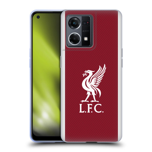 Liverpool Football Club 2023/24 Home Kit Soft Gel Case for OPPO Reno8 4G