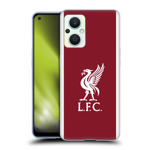 Liverpool Football Club 2023/24 Home Kit Soft Gel Case for OPPO Reno8 Lite