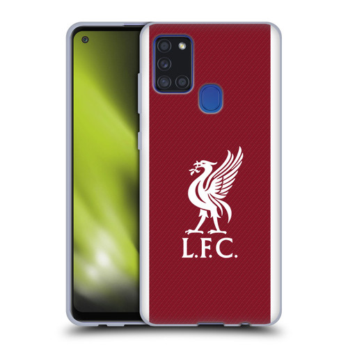 Liverpool Football Club 2023/24 Home Kit Soft Gel Case for Samsung Galaxy A21s (2020)