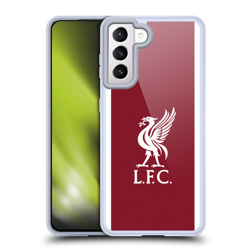 Liverpool Football Club 2023/24 Home Kit Soft Gel Case for Samsung Galaxy S21 5G