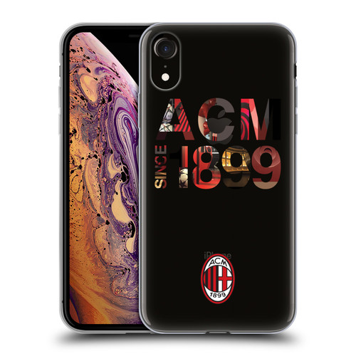 AC Milan Adults 1899 Soft Gel Case for Apple iPhone XR