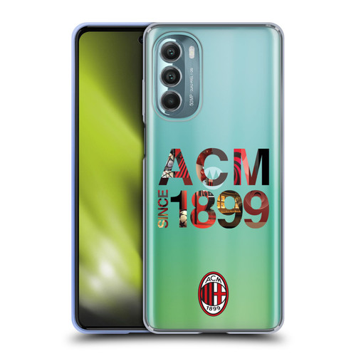 AC Milan Adults 1899 Soft Gel Case for Motorola Moto G Stylus 5G (2022)