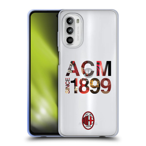 AC Milan Adults 1899 Soft Gel Case for Motorola Moto G52