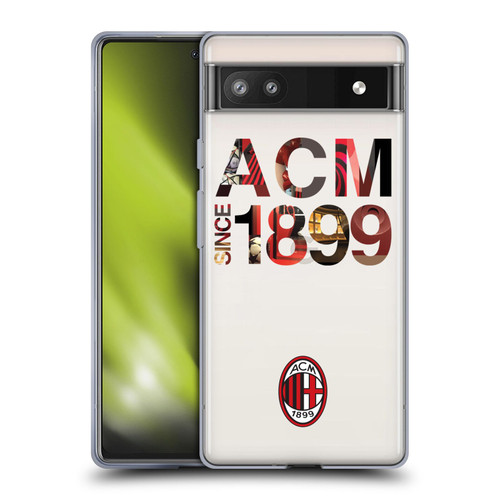 AC Milan Adults 1899 Soft Gel Case for Google Pixel 6a
