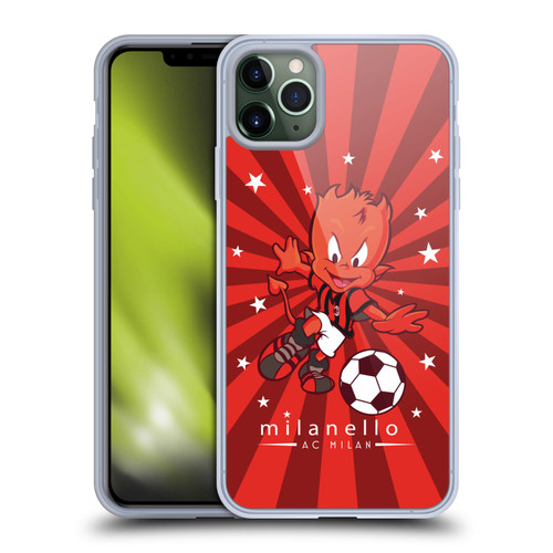 AC Milan Children Milanello 2 Soft Gel Case for Apple iPhone 11 Pro Max