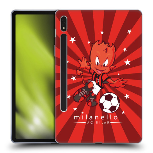 AC Milan Children Milanello 2 Soft Gel Case for Samsung Galaxy Tab S8