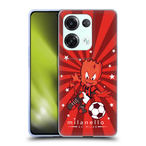 AC Milan Children Milanello 2 Soft Gel Case for OPPO Reno8 Pro