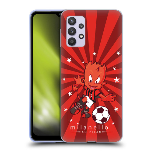 AC Milan Children Milanello 2 Soft Gel Case for Samsung Galaxy A32 5G / M32 5G (2021)