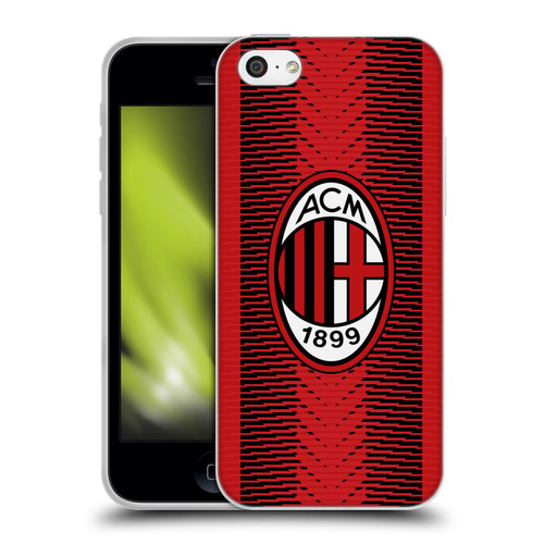 AC Milan 2023/24 Crest Kit Home Soft Gel Case for Apple iPhone 5c