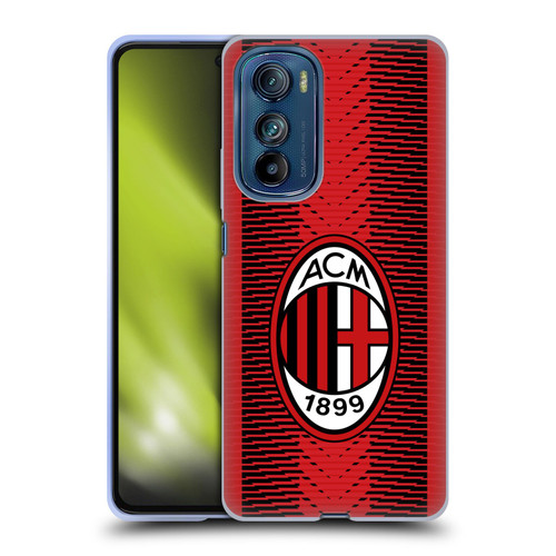 AC Milan 2023/24 Crest Kit Home Soft Gel Case for Motorola Edge 30