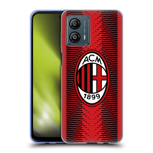 AC Milan 2023/24 Crest Kit Home Soft Gel Case for Motorola Moto G53 5G