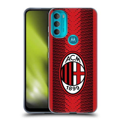 AC Milan 2023/24 Crest Kit Home Soft Gel Case for Motorola Moto G71 5G