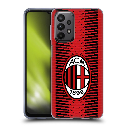AC Milan 2023/24 Crest Kit Home Soft Gel Case for Samsung Galaxy A23 / 5G (2022)