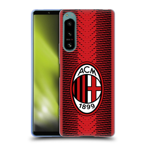AC Milan 2023/24 Crest Kit Home Soft Gel Case for Sony Xperia 5 IV
