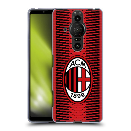 AC Milan 2023/24 Crest Kit Home Soft Gel Case for Sony Xperia Pro-I