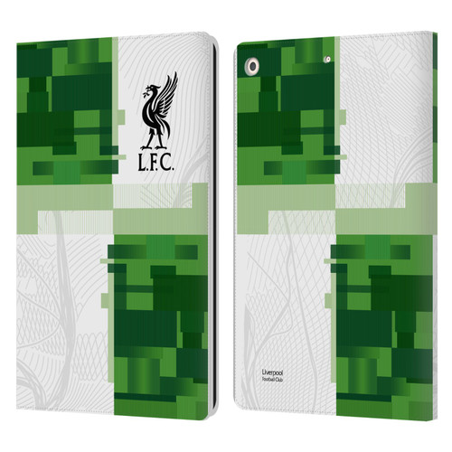 Liverpool Football Club 2023/24 Away Kit Leather Book Wallet Case Cover For Apple iPad 10.2 2019/2020/2021
