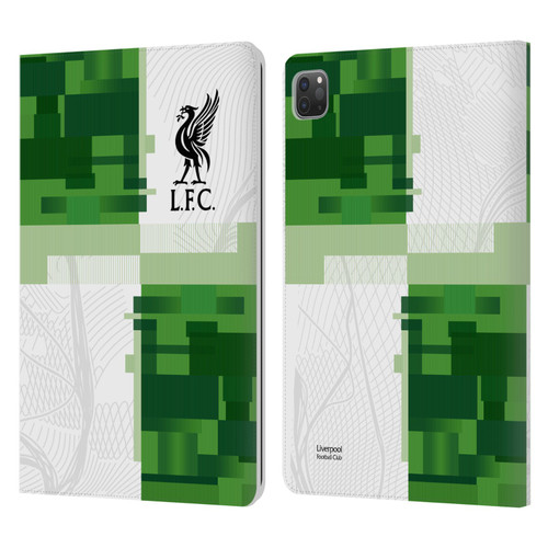 Liverpool Football Club 2023/24 Away Kit Leather Book Wallet Case Cover For Apple iPad Pro 11 2020 / 2021 / 2022
