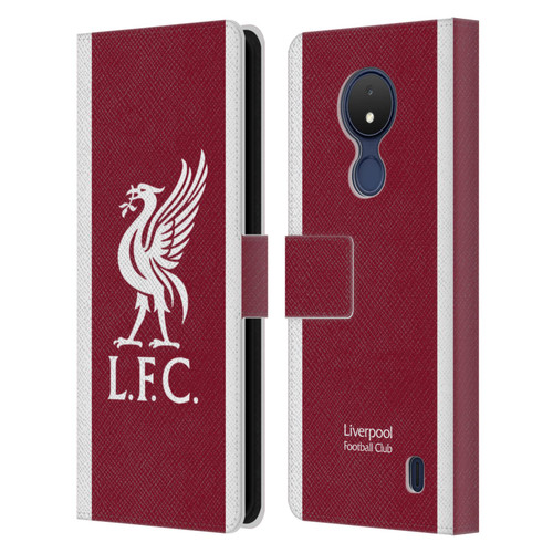 Liverpool Football Club 2023/24 Home Kit Leather Book Wallet Case Cover For Nokia C21