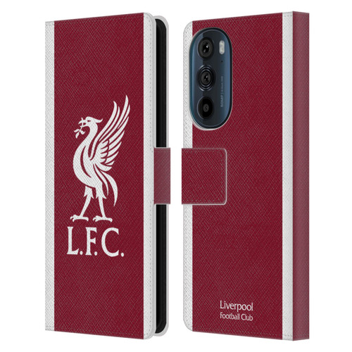 Liverpool Football Club 2023/24 Home Kit Leather Book Wallet Case Cover For Motorola Edge 30