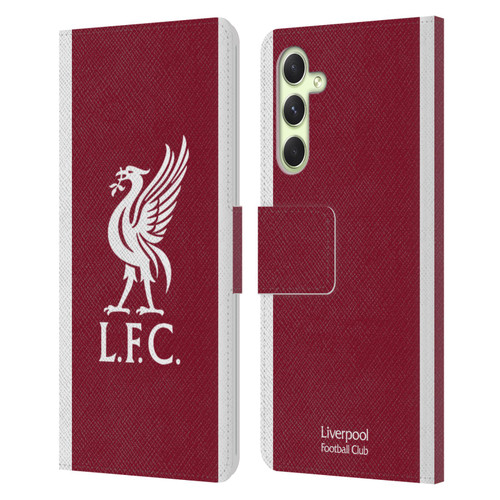 Liverpool Football Club 2023/24 Home Kit Leather Book Wallet Case Cover For Samsung Galaxy A54 5G