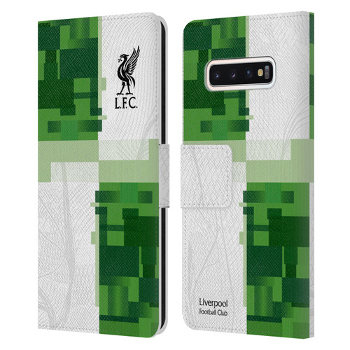 Liverpool Football Club 2023/24 Away Kit Leather Book Wallet Case Cover For Samsung Galaxy S10