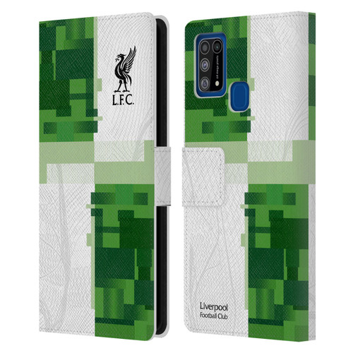 Liverpool Football Club 2023/24 Away Kit Leather Book Wallet Case Cover For Samsung Galaxy M31 (2020)