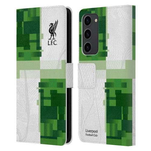 Liverpool Football Club 2023/24 Away Kit Leather Book Wallet Case Cover For Samsung Galaxy S23+ 5G