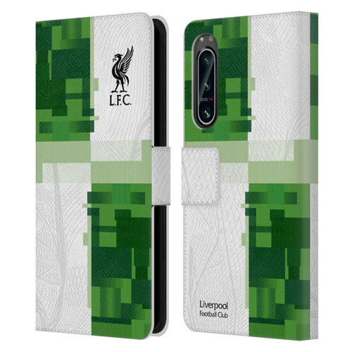 Liverpool Football Club 2023/24 Away Kit Leather Book Wallet Case Cover For Sony Xperia 5 IV