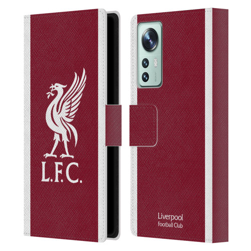 Liverpool Football Club 2023/24 Home Kit Leather Book Wallet Case Cover For Xiaomi 12