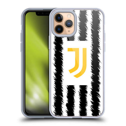 Juventus Football Club 2023/24 Match Kit Home Soft Gel Case for Apple iPhone 11 Pro