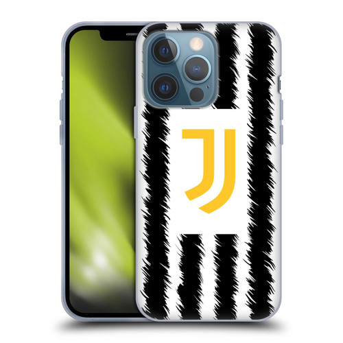 Juventus Football Club 2023/24 Match Kit Home Soft Gel Case for Apple iPhone 13 Pro