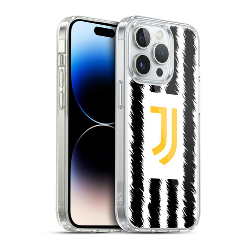 Juventus Football Club 2023/24 Match Kit Home Soft Gel Case for Apple iPhone 14 Pro & MagSafe