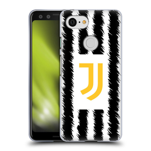 Juventus Football Club 2023/24 Match Kit Home Soft Gel Case for Google Pixel 3