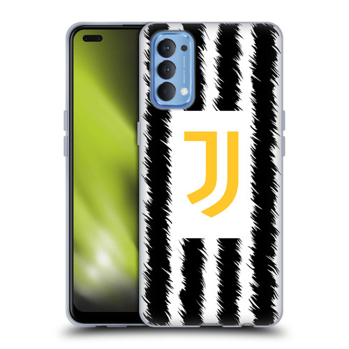 Juventus Football Club 2023/24 Match Kit Home Soft Gel Case for OPPO Reno 4 5G