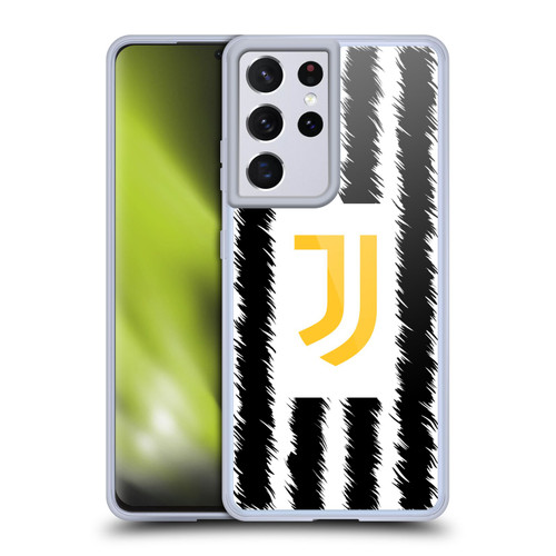 Juventus Football Club 2023/24 Match Kit Home Soft Gel Case for Samsung Galaxy S21 Ultra 5G